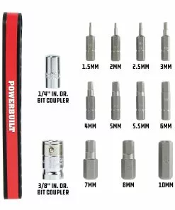 Powerbuilt 13 Piece Metric Hex Screwdriver Bit Set with Magnetic Bit Holder -Hot Sale Powerbuilt Shop 941127 03