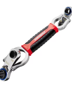 Powerbuilt 8 Size In 1 SAE Reversible Flex-Head Ratcheting Wrench, 941153