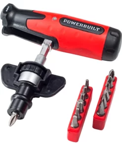 Powerbuilt T-Handle Ratcheting Bit Driver Set - 941160