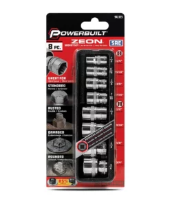 Powerbuilt 8 Piece Zeon SAE Socket Set for Damaged Bolts - 941323 8 Powerbuilt 8 Piece Zeon SAE Socket Set for Damaged Bolts - 941323 -Hot Sale Powerbuilt Shop 941323 05