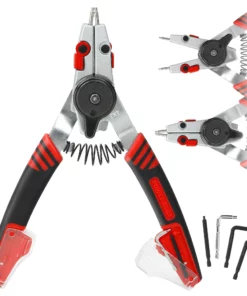 Powerbuilt Combination Switch Internal/External Snap Ring Pliers - 941336