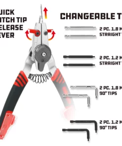 Powerbuilt Combination Switch Internal/External Snap Ring Pliers - 941336 7 Powerbuilt Combination Switch Internal/External Snap Ring Pliers - 941336 -Hot Sale Powerbuilt Shop 941336 03