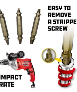 Powerbuilt 3 Piece Damaged Screw Extractor and Remover Set - 941455 -Hot Sale Powerbuilt Shop 941455 05