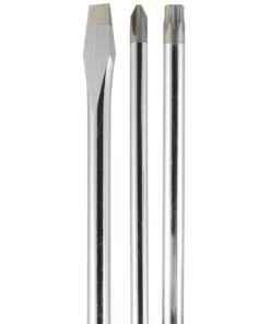 Powerbuilt 50 Piece Screwdriver Bit Driver Set Chrome Vanadium Shafts - 941512 -Hot Sale Powerbuilt Shop 941512 close up20