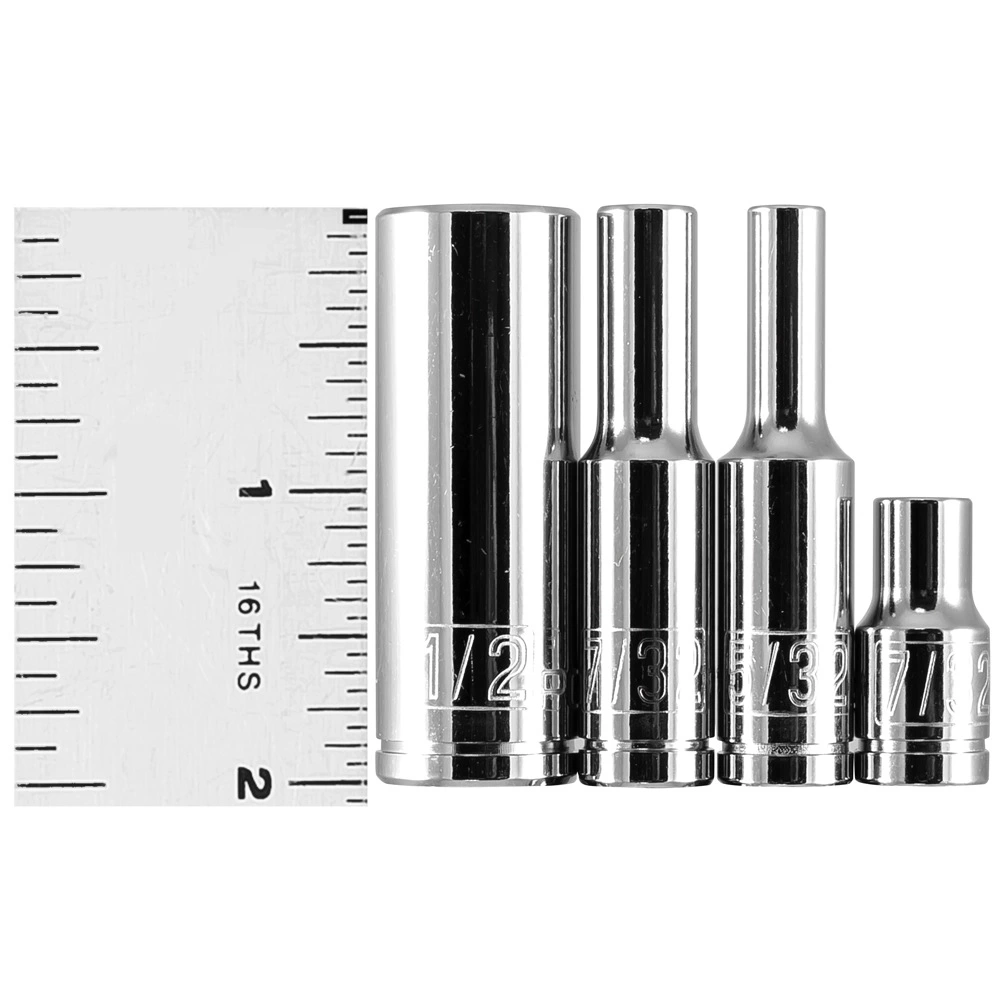 Powerbuilt 19 Piece 1/4" Dr. Metric Socket Set 6 pt. Deep and Standard - 941535 3 Powerbuilt 19 Piece 1/4" Dr. Metric Socket Set 6 pt. Deep and Standard - 941535 - Image 3