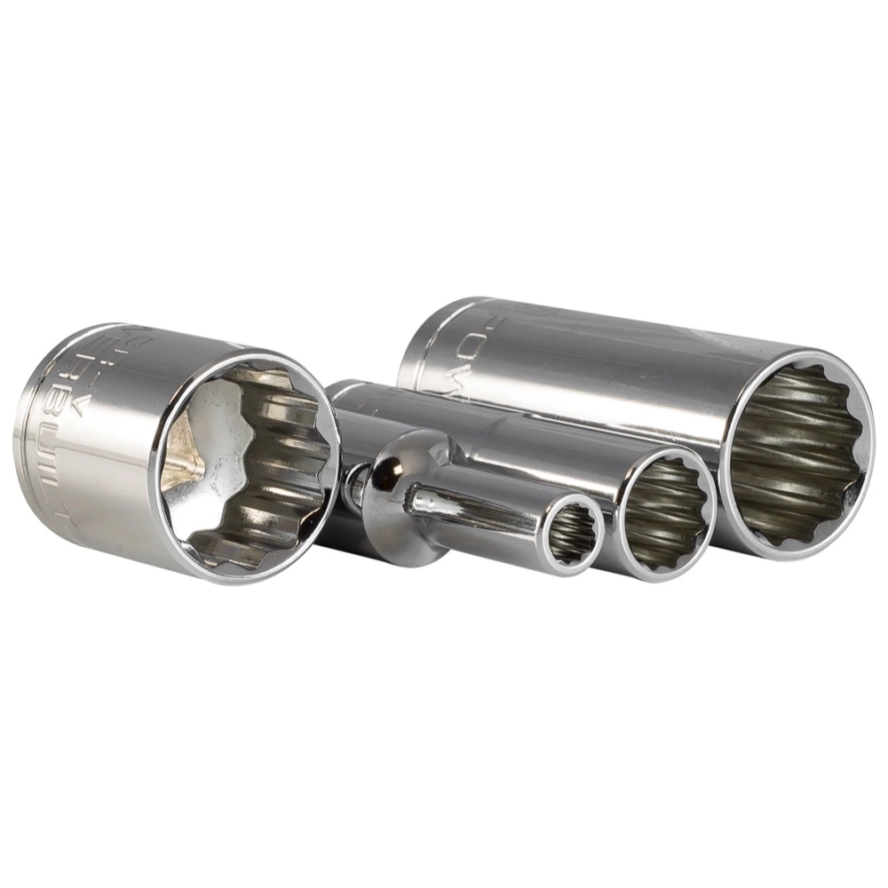 Powerbuilt 16 Piece 3/8" Dr. SAE Socket Set 12 pt. Deep and Standard - 941539 3 Powerbuilt 16 Piece 3/8" Dr. SAE Socket Set 12 pt. Deep and Standard - 941539 - Image 3