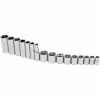 Powerbuilt 16 Piece 3/8" Dr. SAE Socket Set 6 pt. Deep and Standard - 941540