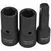 Powerbuilt 2 Piece 1/2-Inch Drive Lug Nut Impact Socket w/ 3-Inch Extension Bar