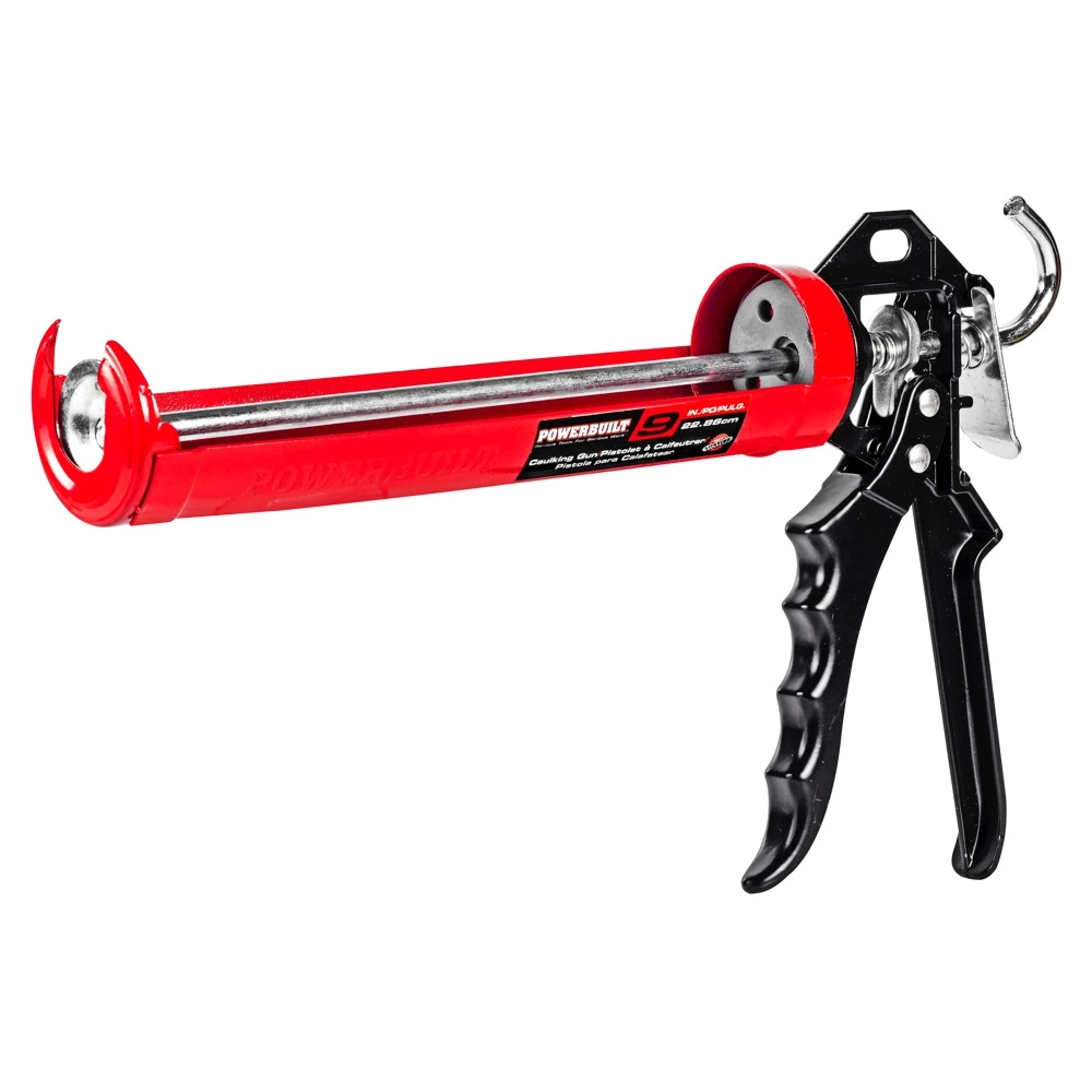 Powerbuilt 9" Caulkin Gun - Metal Body - 942067 1 Powerbuilt 9" Caulkin Gun - Metal Body - 942067