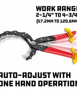 Powerbuilt Self-Adjusting Oil Filter Pliers - 942068 -Hot Sale Powerbuilt Shop 942068 02