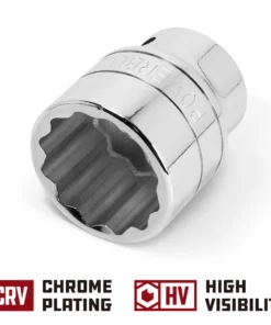 Powerbuilt 3/4 Inch Drive x 42 MM 12 Point Shallow Socket - 943245 -Hot Sale Powerbuilt Shop 943245 42mm 03