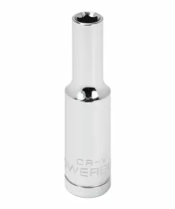 Powerbuilt 1/4 Inch Drive x 3/16 Inch 6 Point Deep Socket - 948308