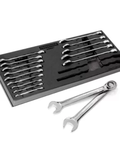 Powerbuilt 16 Piece Pro Tech Metric Combination Wrench Set - 949001