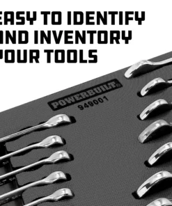 Powerbuilt 16 Piece Pro Tech Metric Combination Wrench Set - 949001 -Hot Sale Powerbuilt Shop 949001 06