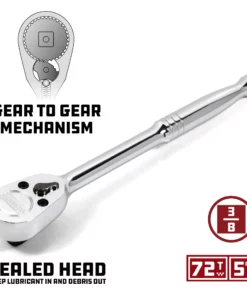 Powerbuilt 54 Piece Pro Tech 3/8 in. Dr. SAE & Metric Socket Set - 949005 -Hot Sale Powerbuilt Shop 949005 04 a