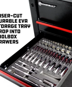 Powerbuilt 54 Piece Pro Tech 3/8 in. Dr. SAE & Metric Socket Set - 949005 -Hot Sale Powerbuilt Shop 949005 05