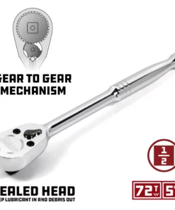 Powerbuilt Pro Tech 69 Piece 1/2-Inch Drive SAE/Metric Master Socket Set -Hot Sale Powerbuilt Shop 949006 04 a