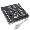 Powerbuilt Pro Tech 16 Pc. Ratchets & Socket Drive Tool Accessories Set - 949009