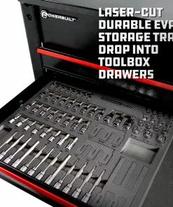 Powerbuilt 64 Piece Pro Tech Bit and E-Torx Socket Set - 949010 -Hot Sale Powerbuilt Shop 949010 06