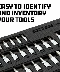 Powerbuilt 64 Piece Pro Tech Bit and E-Torx Socket Set - 949010 -Hot Sale Powerbuilt Shop 949010 07
