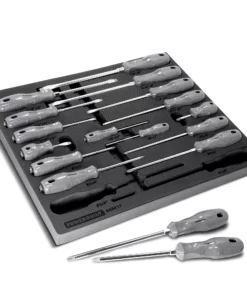 Powerbuilt Pro Tech 17 Piece Master Screwdriver Kit, Deluxe Acetate Handle