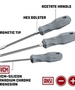 Powerbuilt Pro Tech 17 Piece Master Screwdriver Kit, Deluxe Acetate Handle 8 Powerbuilt Pro Tech 17 Piece Master Screwdriver Kit, Deluxe Acetate Handle -Hot Sale Powerbuilt Shop 949017 03