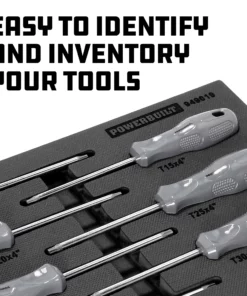 Powerbuilt Pro Tech 7 Piece Torx Screwdriver Set, Deluxe Acetate Handles 9 Powerbuilt Pro Tech 7 Piece Torx Screwdriver Set, Deluxe Acetate Handles -Hot Sale Powerbuilt Shop 949019 05