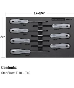 Powerbuilt Pro Tech 7 Piece Torx Screwdriver Set, Deluxe Acetate Handles 10 Powerbuilt Pro Tech 7 Piece Torx Screwdriver Set, Deluxe Acetate Handles -Hot Sale Powerbuilt Shop 949019 a