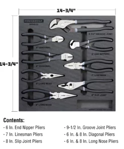 Powerbuilt Pro Tech 8 Piece Professional Mechanics Pliers Set - 949023 -Hot Sale Powerbuilt Shop 949023 02