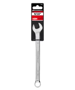 Powerbuilt 9/16 Inch Fully Polished Long Pattern SAE Combination Wrench - 640442 -Hot Sale Powerbuilt Shop 9 1620 03