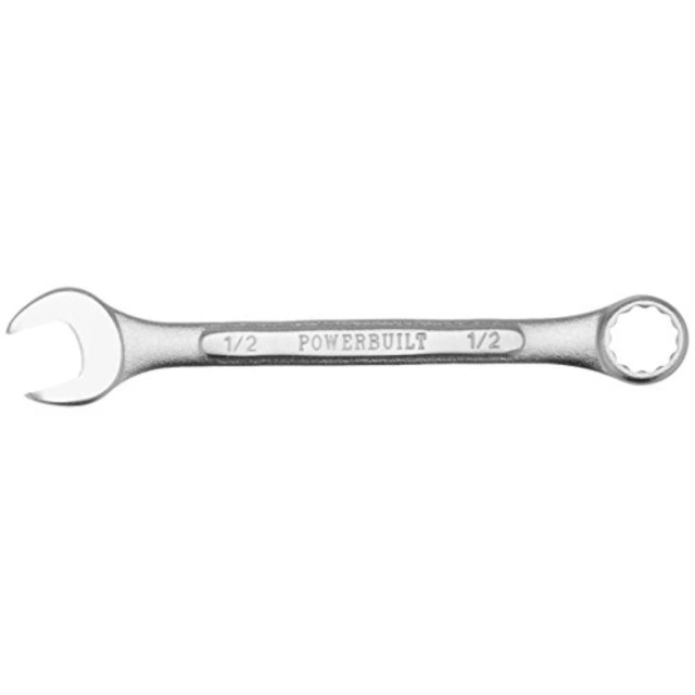 Powerbuilt 644004 Raised Panel SAE Combination Wrench 1/2 1 Powerbuilt 644004 Raised Panel SAE Combination Wrench 1/2
