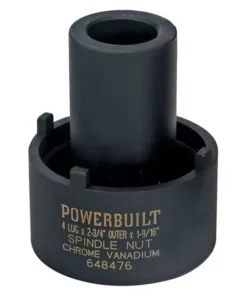 Powerbuilt 648476 Four Lug Special Spindle Nut Socket