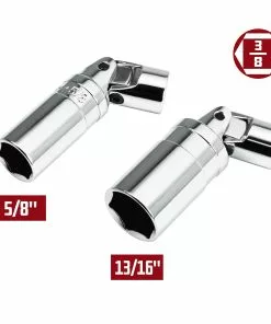 Powerbuilt 3/8" Drive SAE 13/16" U Joint Spark Plug Socket - 643003 -Hot Sale Powerbuilt Shop b000fp8mm8.pt05