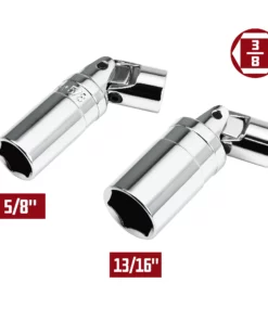 Powerbuilt 3/8-Inch Drive 5/8-Inch U-Joint Spark Plug Socket - 643002 11 Powerbuilt 3/8-Inch Drive 5/8-Inch U-Joint Spark Plug Socket - 643002 -Hot Sale Powerbuilt Shop b000fparl2.pt05