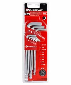 Powerbuilt 9 Piece Metric Long Arm Hex Key Wrench Set - 640082 -Hot Sale Powerbuilt Shop b0012ts7vc.pt03
