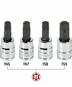 Powerbuilt 4 Pc. Torx Bit Socket Set, Star Bits, 3/8" Drive - 640316 -Hot Sale Powerbuilt Shop b004qo9cgo.pt01