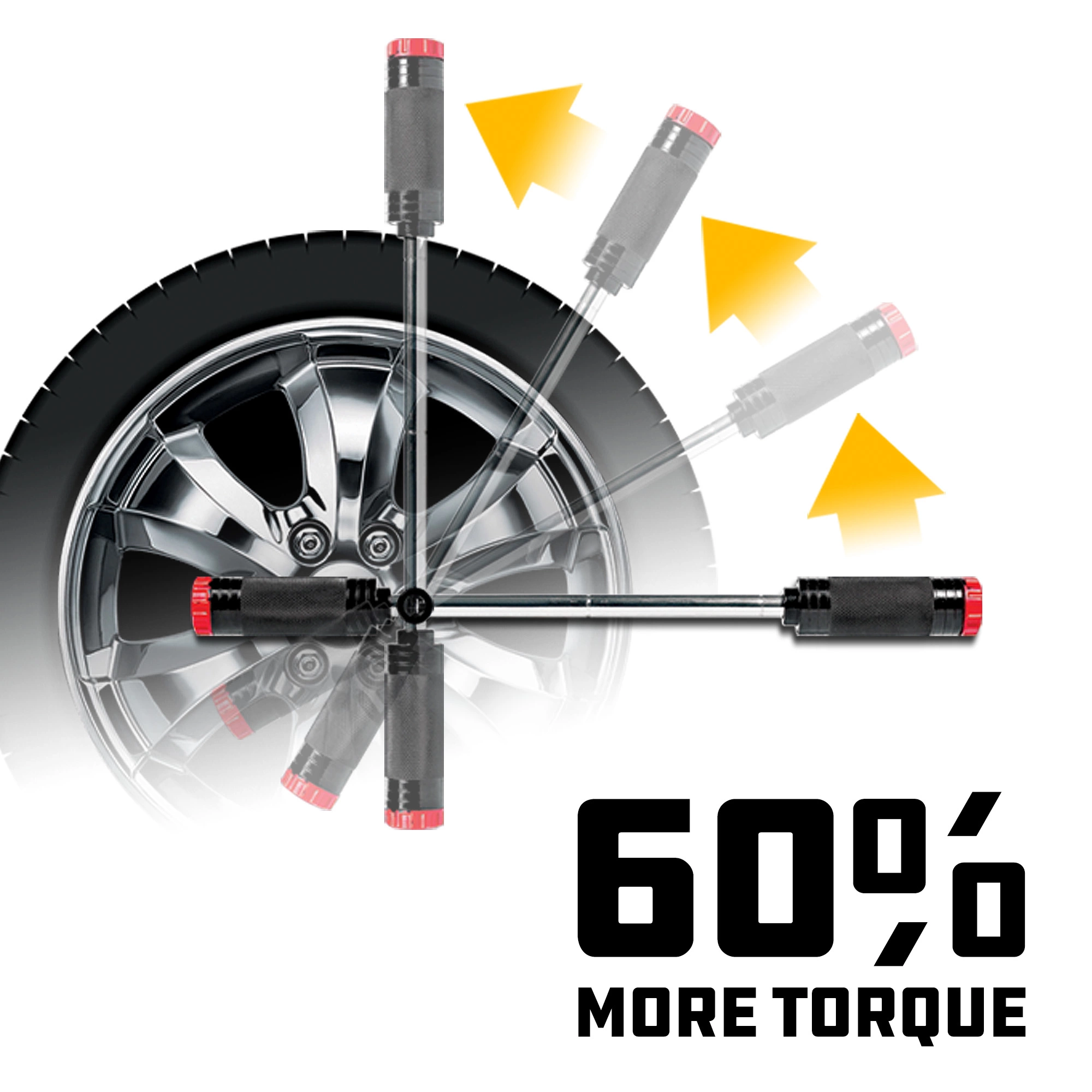 Powerbuilt Billy Club Universal Lug Wrench SAE/mm Gen-2 - 642250 4 Powerbuilt Billy Club Universal Lug Wrench SAE/mm Gen-2 - 642250 - Image 4