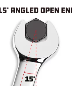 Powerbuilt 7 MM Fully Polished Metric Combination Wrench - 644111 -Hot Sale Powerbuilt Shop combination20wrench 1520angled 10