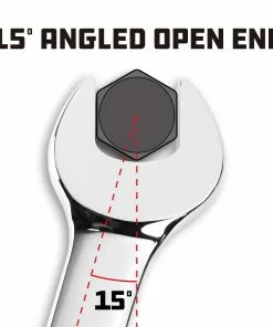 Powerbuilt 13/16 Inch Fully Polished SAE Combination Wrench - 644148 -Hot Sale Powerbuilt Shop combination20wrench 1520angled 31