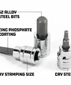 Powerbuilt 3/8 Inch Drive x 5/16 Inch Hex Bit Socket - 640554 7 Powerbuilt 3/8 Inch Drive x 5/16 Inch Hex Bit Socket - 640554 -Hot Sale Powerbuilt Shop hex20bit20socket 04 18