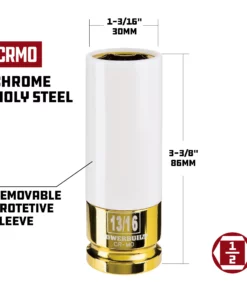 Powerbuilt 2 Piece SAE 3/4" and 13/16" Wheel Lug Nut Socket Set - 642396 9 Powerbuilt 2 Piece SAE 3/4" and 13/16" Wheel Lug Nut Socket Set - 642396 -Hot Sale Powerbuilt Shop lug20nut20socket 13 1620