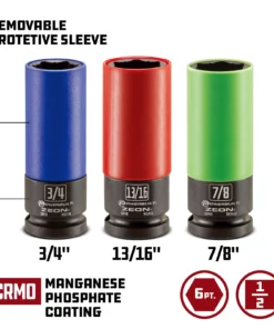 Powerbuilt 3pc. Zeon SAE Lug Nut Socket Set -Hot Sale Powerbuilt Shop prod 24761153012