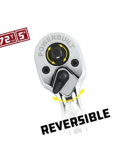 Powerbuilt 1/4" x 3/8" Drive Stubby Dual Head Ratchet Wrench -Hot Sale Powerbuilt Shop prod 25949760312