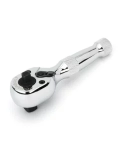 Powerbuilt 1/4" x 3/8" Drive Stubby Dual Head Ratchet Wrench