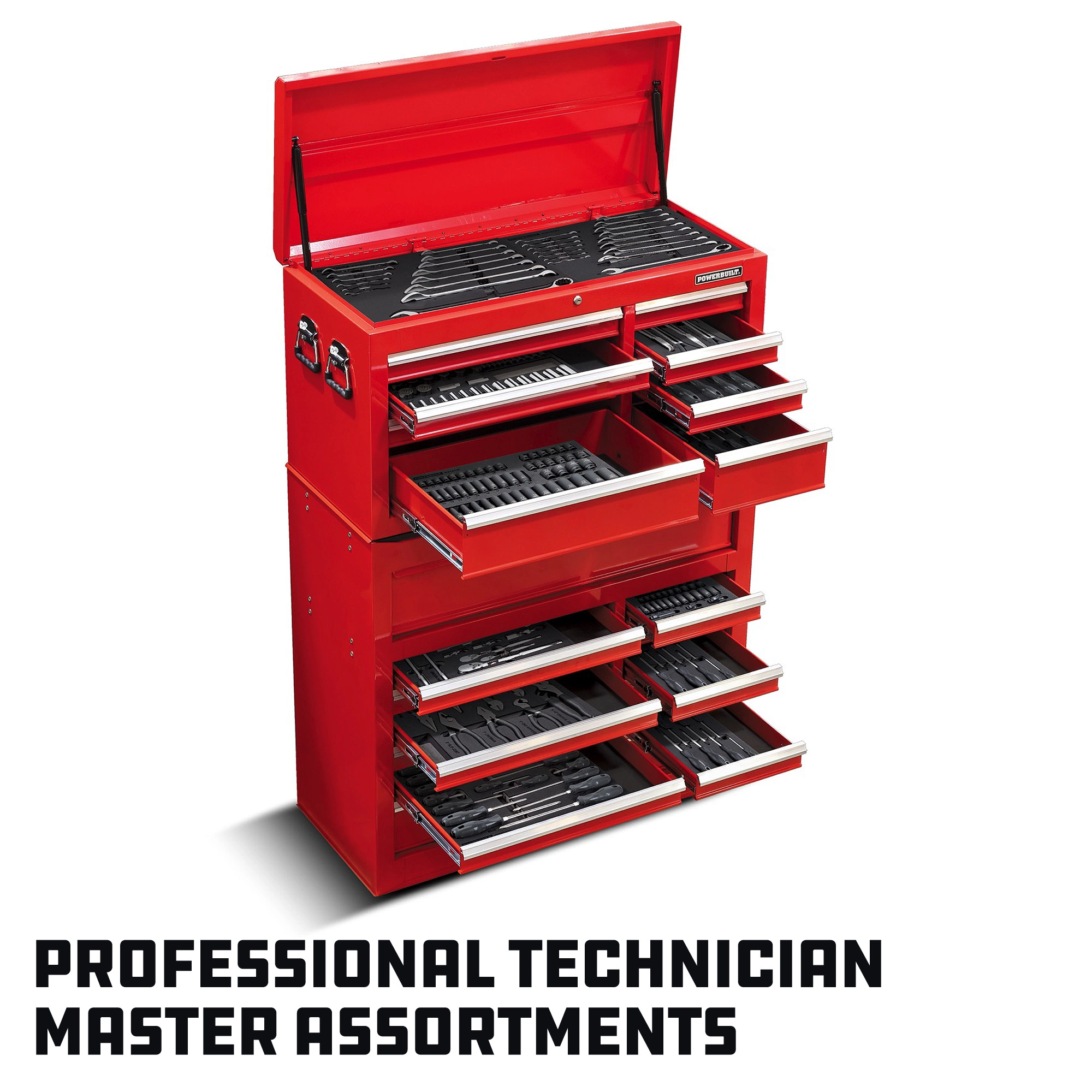 Powerbuilt 47 Piece Pro Tech 1/4 in. Dr. SAE & Metric Socket Set - 949004 7 Powerbuilt 47 Piece Pro Tech 1/4 in. Dr. SAE & Metric Socket Set - 949004 - Image 7